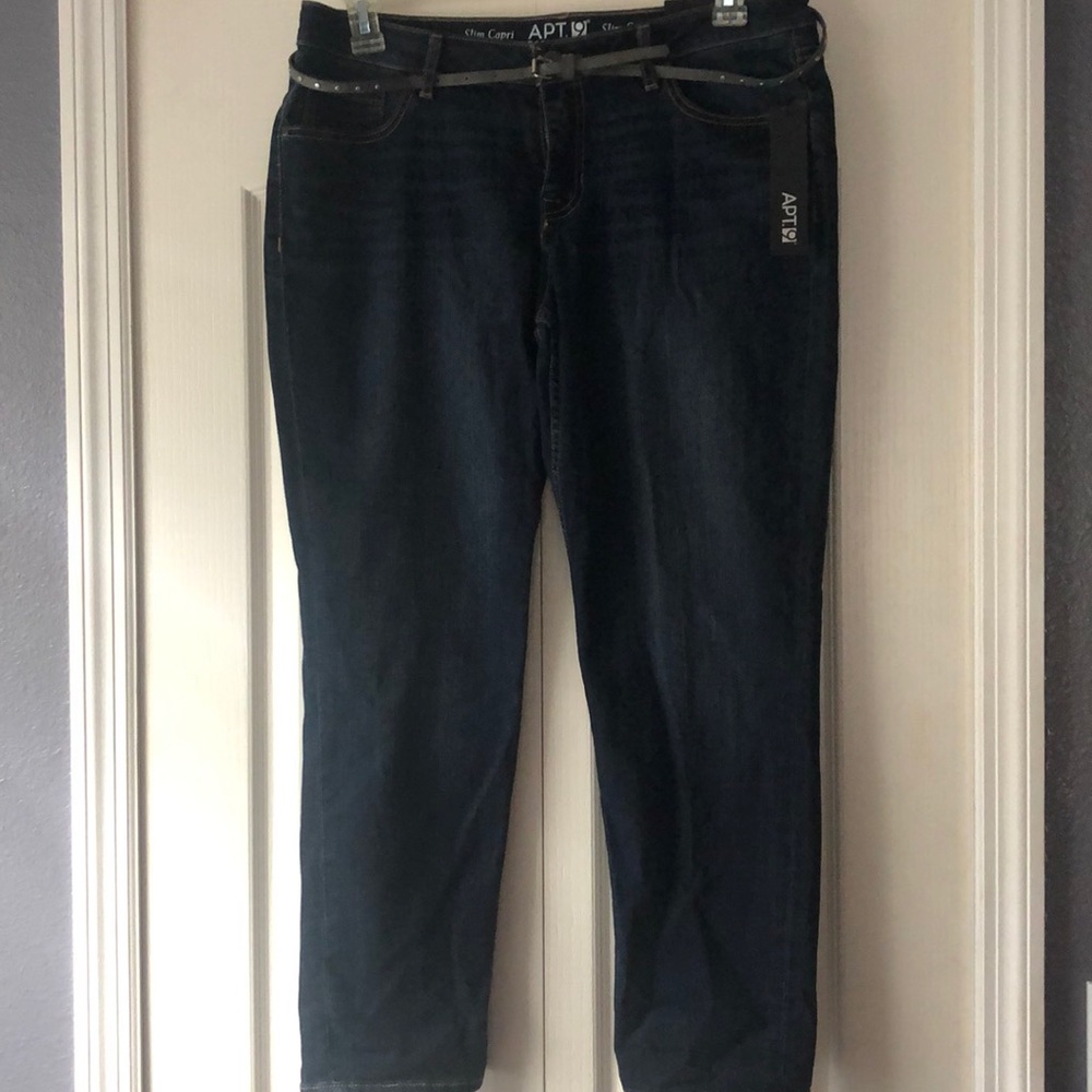 Apt 9 - Slim Capri Jeans - NWT - Size 12